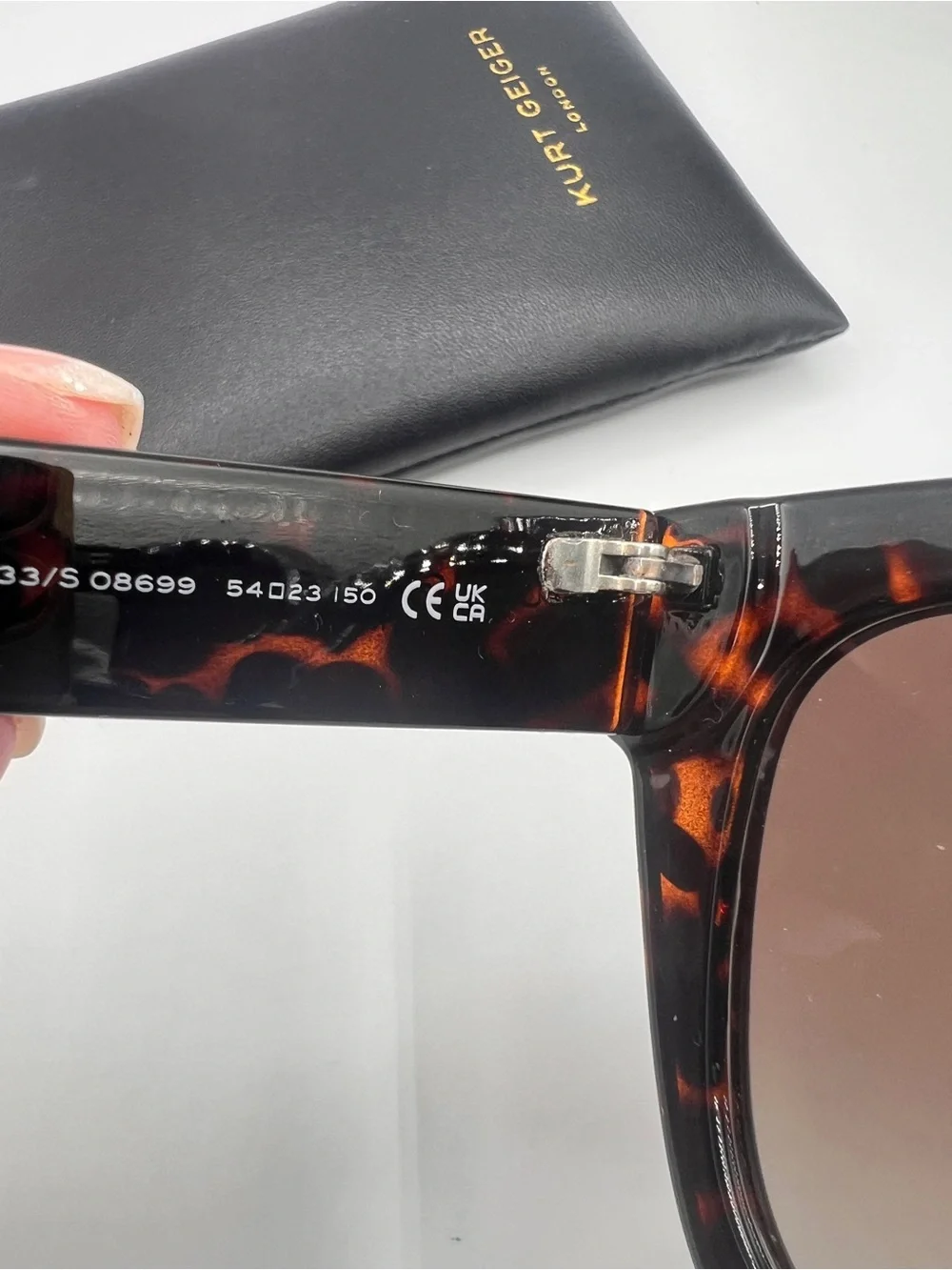 Kurt Geiger Tortoiseshell Cat-Eye Sunglasses NWOT